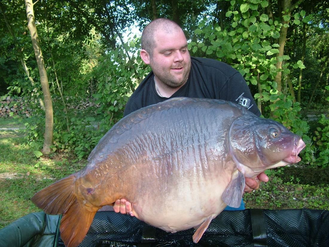 Carp fishing in northern France