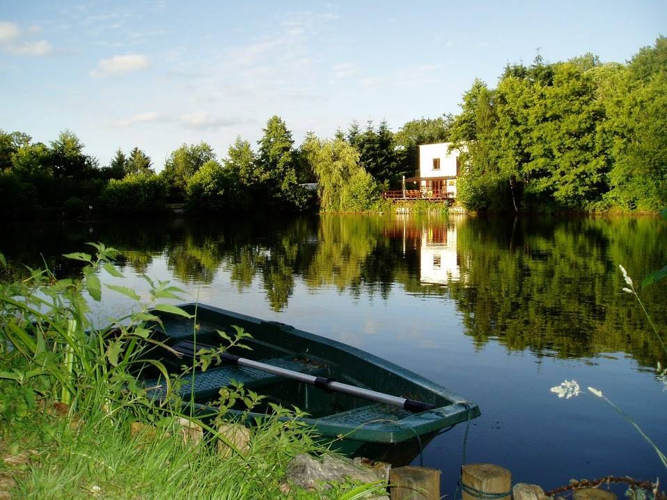 Carp Lakes near Limoges in France