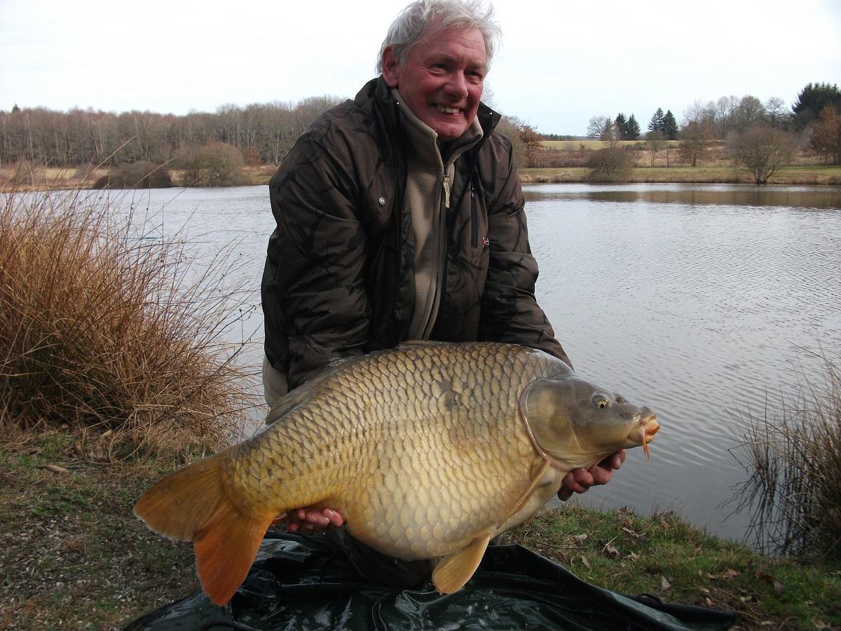 Carp Lakes near Limoges in France